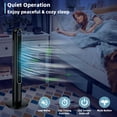 thumbnail image 5 of Giantex Tower Fan with Remote Control, Quiet Cooling Fan w/3 Wind Modes, LED Control Panel, Portable Bladeless Standing Fan for Bedroom Living Room Office, Black, 5 of 10