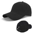thumbnail image 4 of maskred Women's Ponytail Baseball Cap Washable Hat Sun Protection Girls Cap Baseball Cap No.3, 4 of 5