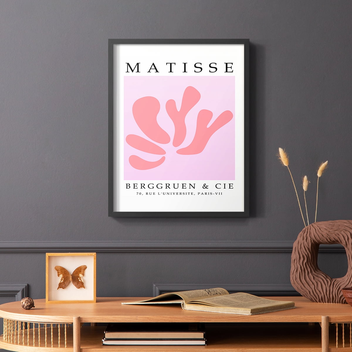 Matisse CXXXIV Framed Print in Black Solid Wood 16 x 20 Framed Print