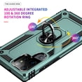 thumbnail image 6 of Allytechgroup Case for Samsung Galaxy A36 5G, Military Grade Protection Shockproof Cover with Metal Rotatable Ring Stand, Magnetic Car Mount Holder Case for Samsung Galaxy A36 5G, Darkgreen, 6 of 6