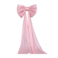 thumbnail image 3 of Easter Extra Large Decorative Bow with Long Tail - Big Bow for Party Wedding Shower Wall Christmas Tree, Aesthetic Holiday Ornament for Home Birthday Festival Celebration Decor, Pink, 3 of 10