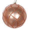 thumbnail image 1 of Vickerman MT198058D Ornement en Filet Pailleté Or Rose 4 Pouces - 3 par Sac, 1 of 3