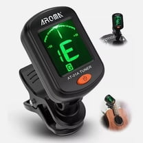 RockJam RJGT1 Clip on Musical Instrument Tuner for Guitar, Bass, Violin ...
