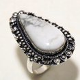 thumbnail image 2 of Howlite Gemstone Handmade Fashion Ethnic Gifted Ring Jewelry 7.50" SA 44, 2 of 2