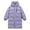 #225-Purple, variant on Donemore Men's Thick Warm Hooded Coat Loose Fit Mid-Long Zipper Jacket Casual Outdoor 100% Cotton Solid Color
