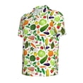 thumbnail image 3 of Daiia Vegetables2 Pattern Men’s Polo Shirts,Solid Deck Shirt,Classic Fit, Breathable Cotton Polo for Casual and Sport Wear-3X-Large, 3 of 9