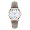 thumbnail image 2 of Resicozy Ladies Watches Leather Strap Wrist Watches Dial Arabic Numerals Watch with Leather Strap E One Size, 2 of 3