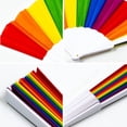 thumbnail image 5 of Abanicos ArcoíRis, Paquete de 12 Ventiladores, Ventiladores Plegables PortáTiles LGBTQ ArcoíRis, Ventiladores de Mano Plegables, Decoraciones para Fiestas, 5 of 5
