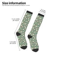 thumbnail image 2 of Yiaed Mushrooms And Rainbows Print Great elasticity Adult Stockings Sports socks for Men and Women, 2 of 6