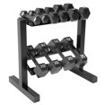 thumbnail image 1 of Juego de pesas CAP Barbell de hierro fundido de 150 libras con soporte, 1 of 6