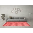 thumbnail image 3 of Ahgly Company Indoor Rectangle Solid Red Modern Area Rugs, 7' x 9', 3 of 4