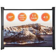 Yescom 30" Diagonal Tabletop Mini Projector Screen Projection w/ Carrying Bag for Conference Office