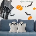 thumbnail image 7 of Holloyiver Halloween Ghost Pillow, Halloween Throw Pillows Decorative Spooky Pillows, Cute Ghost Plush Stuffed Ghost Shaped Pillow for Sofa Bed Couch Holiday Party Children Gift, 7.9 Inch, 7 of 7