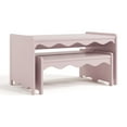 thumbnail image 4 of Art of Nursery by Storkcraft Casablanca Deluxe Montessori Indoor Children's Table and Bench Set, Blush, 4 of 15