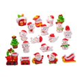 thumbnail image 4 of 21x adornos navideños en miniatura, decoración para casa de muñecas, decoración de escritorio para el hogar, Papá Noel, pequeñas figuras en miniatura BLESIY Figuras en miniatura, 4 of 8