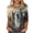 HA-Black, variant on QATAINLAV Lightning Deals Today Mardi Gras T Shirts for Women Carnival 3/4 Sleeve Pullover Fashionable Casual Round Neck Tunic Going Out Party Multicolor XL