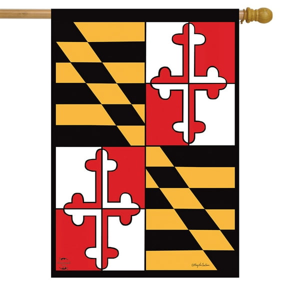 Briarwood Lane State of Maryland House Flag