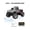 HG4-79(gray), variant on 1∶64 mini remote control off-road vehicle, 2.4G,three speed proportional speed regulation, sturdy and anti drop alloy shell