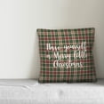 thumbnail image 2 of Creative Products Have Yourself A Merry Little Christmas in Tartan Plaid 18x18 Spun Poly Pillow, 2 of 2