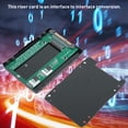 thumbnail image 1 of Wchiuoe SSD Adapter Card, 100Mm X 70Mm X 7Mm Black Hard Disk Riser Card, For Win XP/2003/Vista/7/8/10, 1 of 8