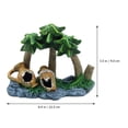 thumbnail image 5 of Árbol de coco artificial de resina para decoración de peceras, adorno para acuario., 5 of 5
