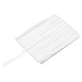 thumbnail image 1 of Uxcell 25 Yards 0.8 Inch Elastic Sequins Trim Flat Sequin Strip Paillette Fabric Ribbon for Crafts DIY Fringe Sewing White, 1 of 7