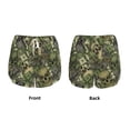 thumbnail image 6 of Goofa Green Skulls Printed Women 2 in 1 Running Shorts,Quick Dry Athletic Workout Shorts,High Waisted Athletic Shorts with Liner Pockets-Medium, 6 of 9