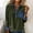 #0299-Green, variant on Womens Tops Denim Patchwork Sweatshirts, Long Sleeve Denim Lapel V Neck Buttons Closure Pullover Tops,Casual Waffle Knit Shirts with Pocket