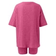 thumbnail image 4 of MAIHAN Theme Park Outfits for Women Spring Outfits Short Sleeve Tops Shorts Set 2pcs Women Tops and Trousers Set Plus Size Outfits for Curvy Women, 4 of 5
