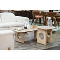 thumbnail image 2 of Nova Domus Osaka - Modern Faux Marble + Natural Ash Coffee Table, 2 of 4