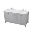 thumbnail image 4 of 60 inch Double Bathroom Vanity in Gray, 4 of 8