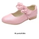 thumbnail image 2 of Qarigey Zapatos festivos para niñas, delicados y hermosos bordes suaves, correa ajustable, zapatos de flores blancas para niñas Calzado Rosa 36/22cm, 2 of 6