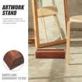 thumbnail image 4 of Shisuyan Miroir Corps Entier Cadre en Bois Support Design Amateurs 1Ensemble, 4 of 8