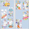 thumbnail image 6 of Matoen Easter for Kids, 9Pcs Easter Decorations Retro Easter Window Clings for Glass Window Stickers Decal Spring Window Clings, 6 of 6