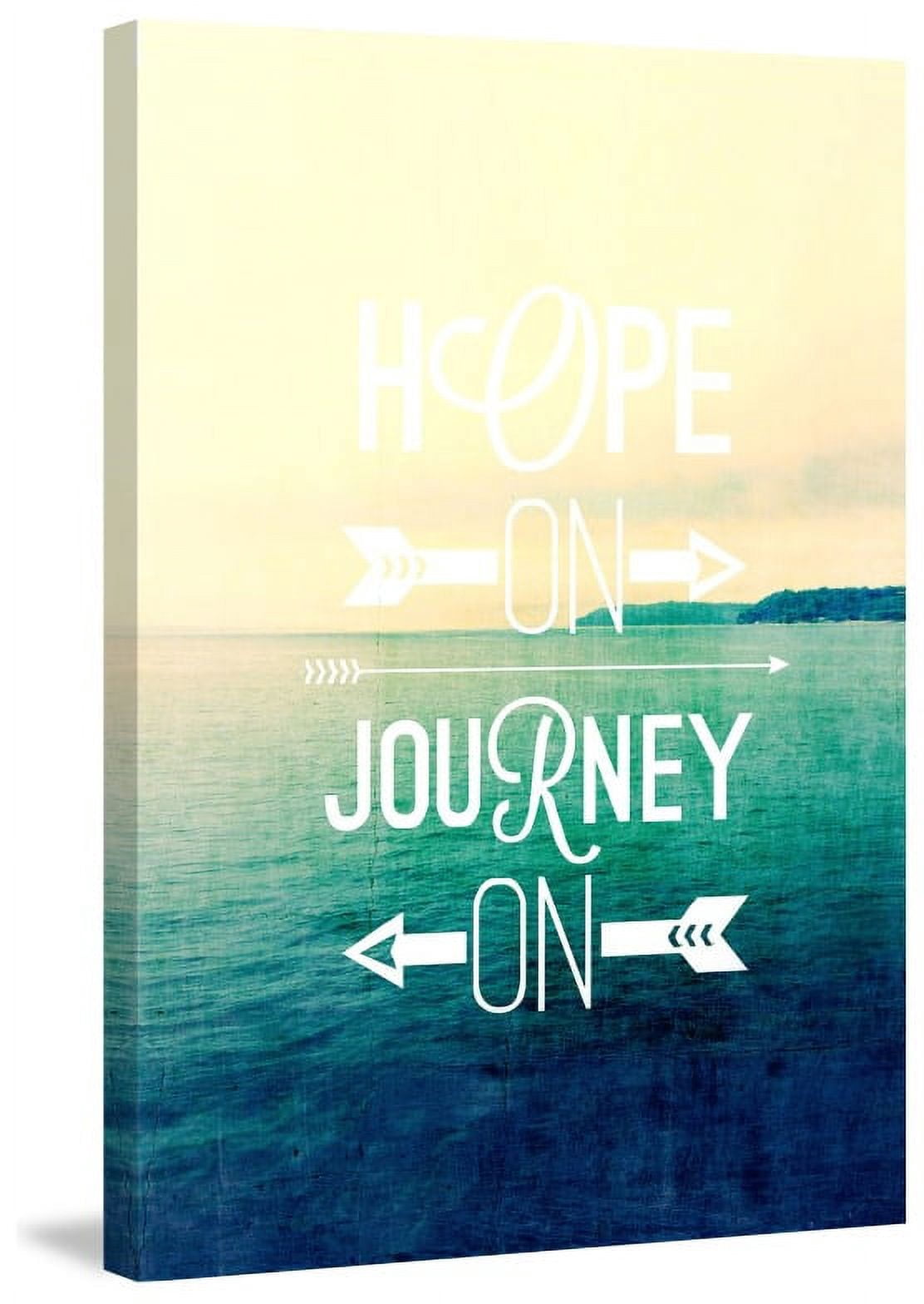 Marmont Hill "Hope on Journey on" Sylvia Cook Painting Print on Canvas