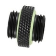thumbnail image 3 of 2pcs G1/4 Thread Fitting Adapter Connector, Water Tube Connector Adapter for Computer Water Cooling System,  Performance, Black Long Short, 3 of 7