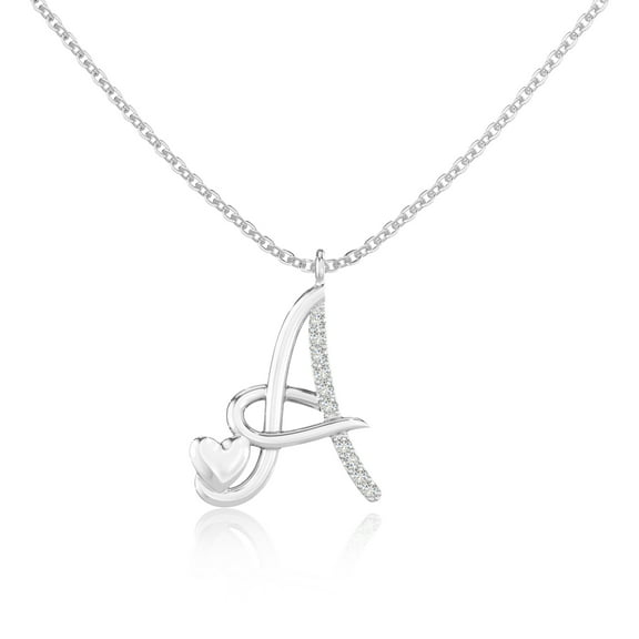 Moissanite Alphabet-R Shape Pendant Necklaces for Women in 18K Yellow Gold Vermeil, Jewelry Gifts for Her Birthday, Wedding Anniversary, Party, Graduation, Christmas, Mothers Day, Valentines