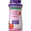 Nature's Bounty Advanced Hair, Skin and Nails Strawberry Gummies, 6000mcg Biotin, 90 Ct.