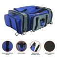 thumbnail image 2 of Osage River 1127464 Elite Ripstop Fishing Tackle Bag with 3 Tackle Boxes, Ash, 2 of 6
