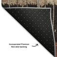 thumbnail image 5 of Addison Rugs Mayfield Premium Machine Washable Transitional Stripes Beige Runner Rug, 2'3" x 7'6", 5 of 6
