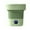 Green, variant on Qholemyo Foldable Bucket Type Mini Washing Machine - Portable Washer For Laundry Clothes, Travel-friendly Clothes Cleaner