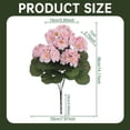 thumbnail image 7 of Artificial Primrose Flowers Bush, Fake Primula Stems with Green Leaves, Faux Primrose Sprays, Faux Lifelike Primrose Arrangement for Vase Filler, Home Wedding Party Table Centerpiece Decor, 7 of 7