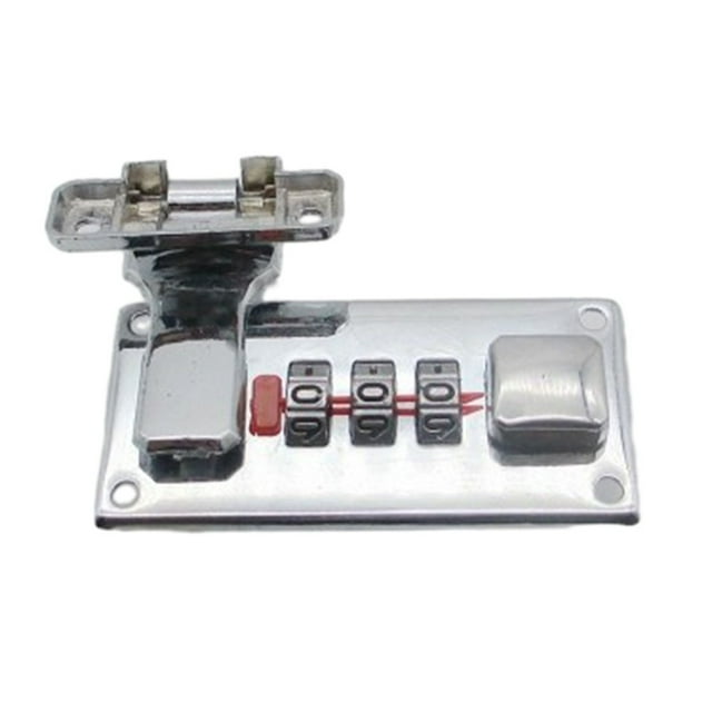 Lefu 1Set 65*29mm Combination Lock Wooden Box Fixed Lock Suitcase Combination Lock