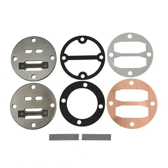 Bgsha Air Compressor Valve Plate Replacement Kit Piston Air Compressor Cylinder Valve Plate Hole to Hole 42mm Air Pump Fitting for Cable Air Compressors 8 Pack