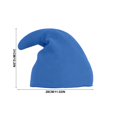 thumbnail image 3 of Solid Color Christmas Hat Classic Plain Xmas Accessory Soft Holiday Party Hat for Adults Teen Christmas Family Party Photo, 3 of 6