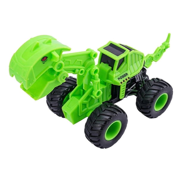 Dinosaur Children's Toy Dinosaur Engineering Vehicle Toy Bulldozer Forklift Model Toy Giveaway Gift Clearance