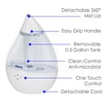thumbnail image 4 of Crane x HALLS® Droplet Cool Mist Humidifier, 0.5 GAL, Clear/White, 4 of 7