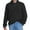 Black, variant on Men's Pullover Sweaters Male Spring And Autumn Solid Color Knitted Wool Long Sleeve Sweater Zipper Collar Top(Brown)