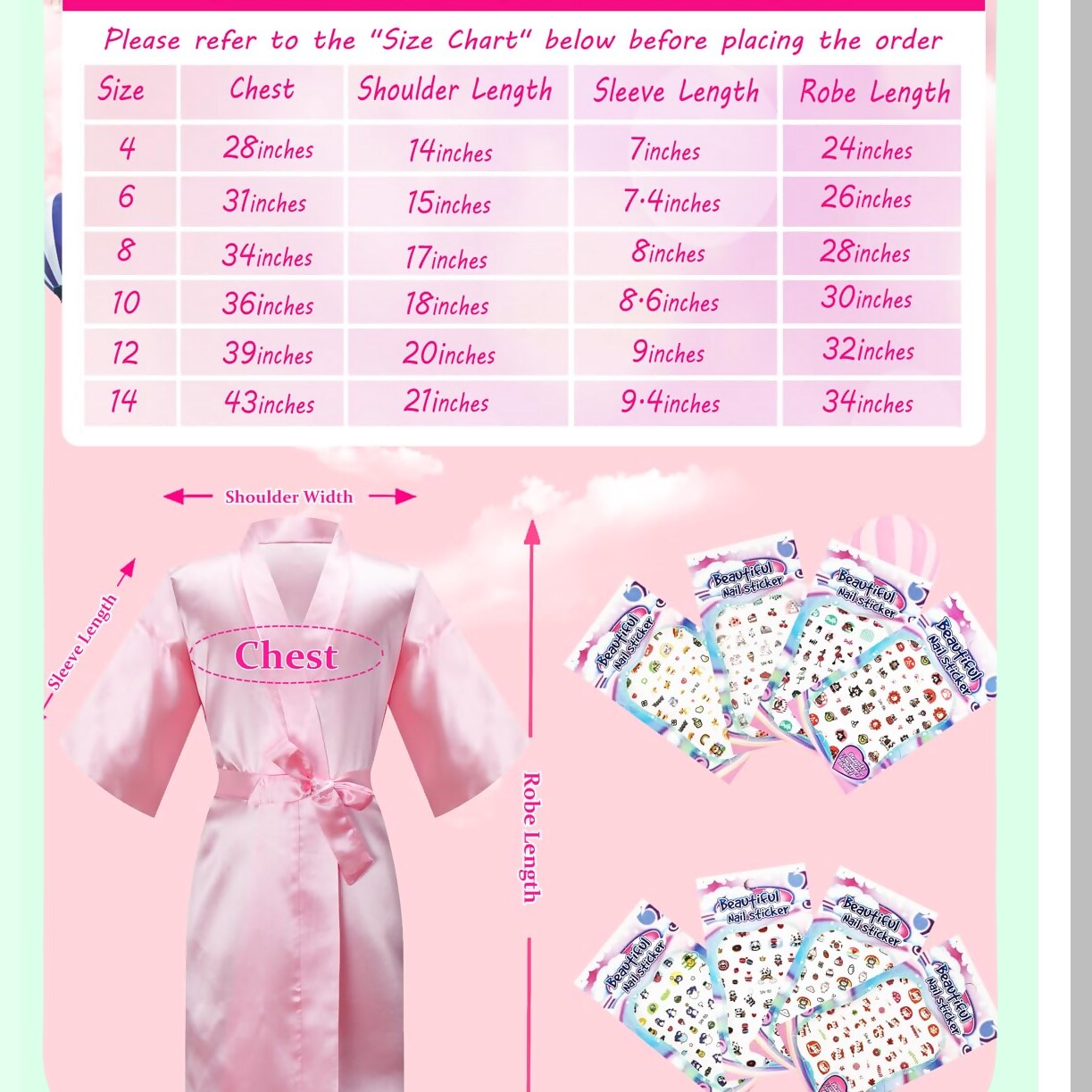Lot De 30 Peignoirs Spa Pour Filles - 10 Kimonos, 10 Bandeaux, 10 Chaussons, Idéal Fêtes Et Anniversaires - 2
