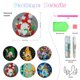 thumbnail image 3 of SDOYUNO-posavasos antideslizante para pintura de diamantes, cojín para taza de bebida con soporte, Mantel Individual para mesa, almohadilla aislante, regalo de Navidad, 3 of 4